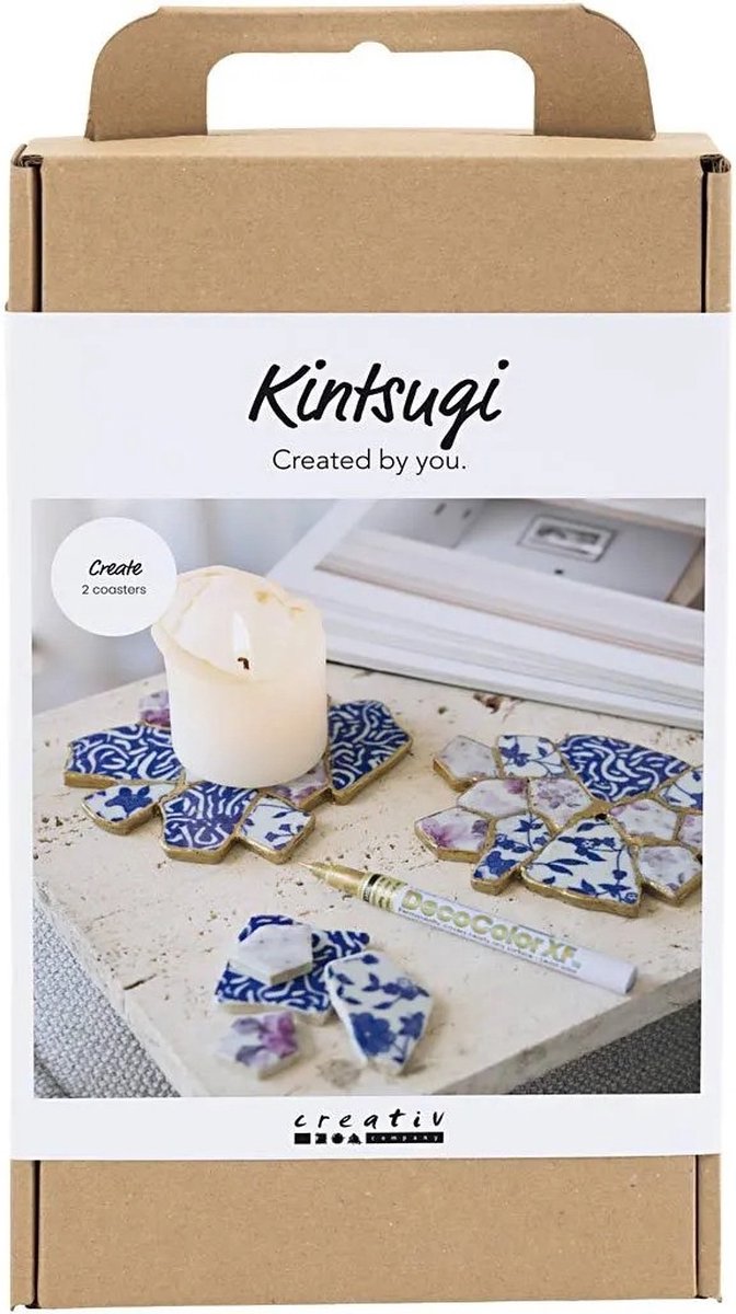 Creativ company https: www.cchobby.nl hobbyset-kintsugi-onderzetter-blauw-goud-lichtrood-wit-1-doos