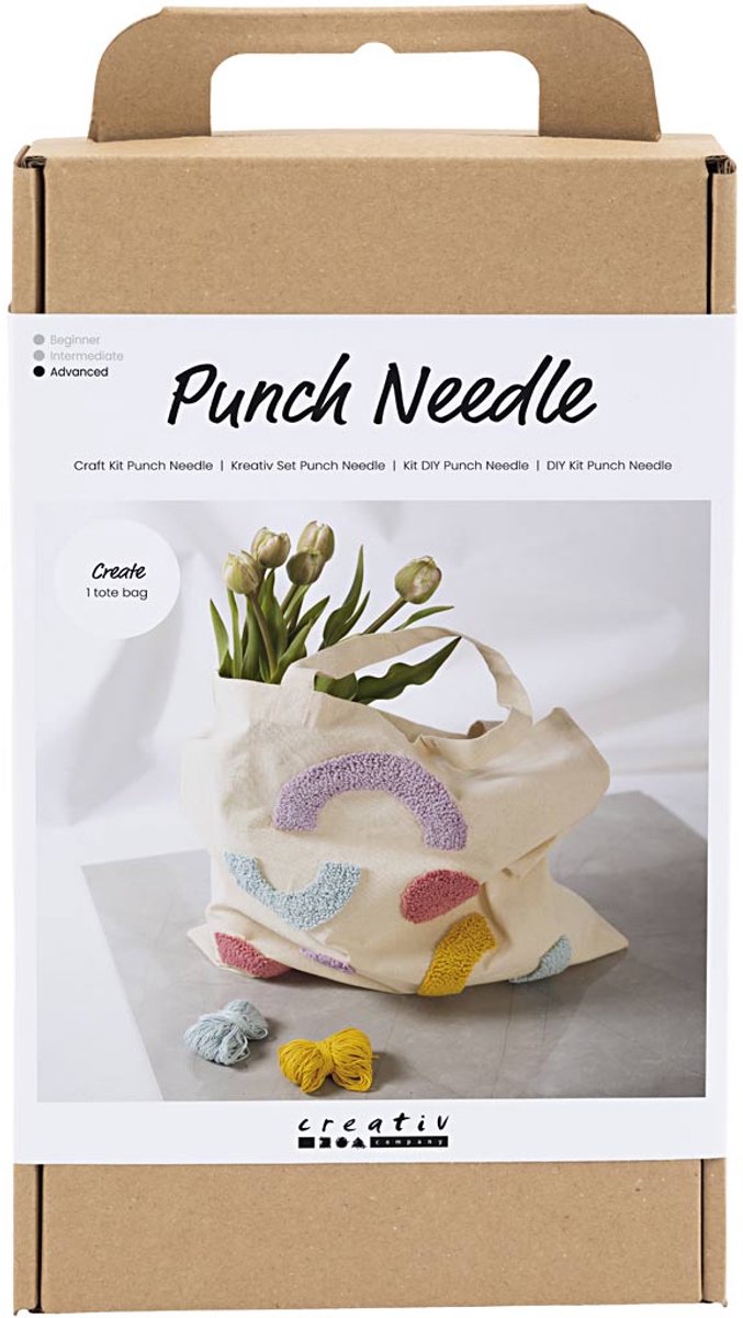 Creativ company hobbyset punch needle draagtas versieren
