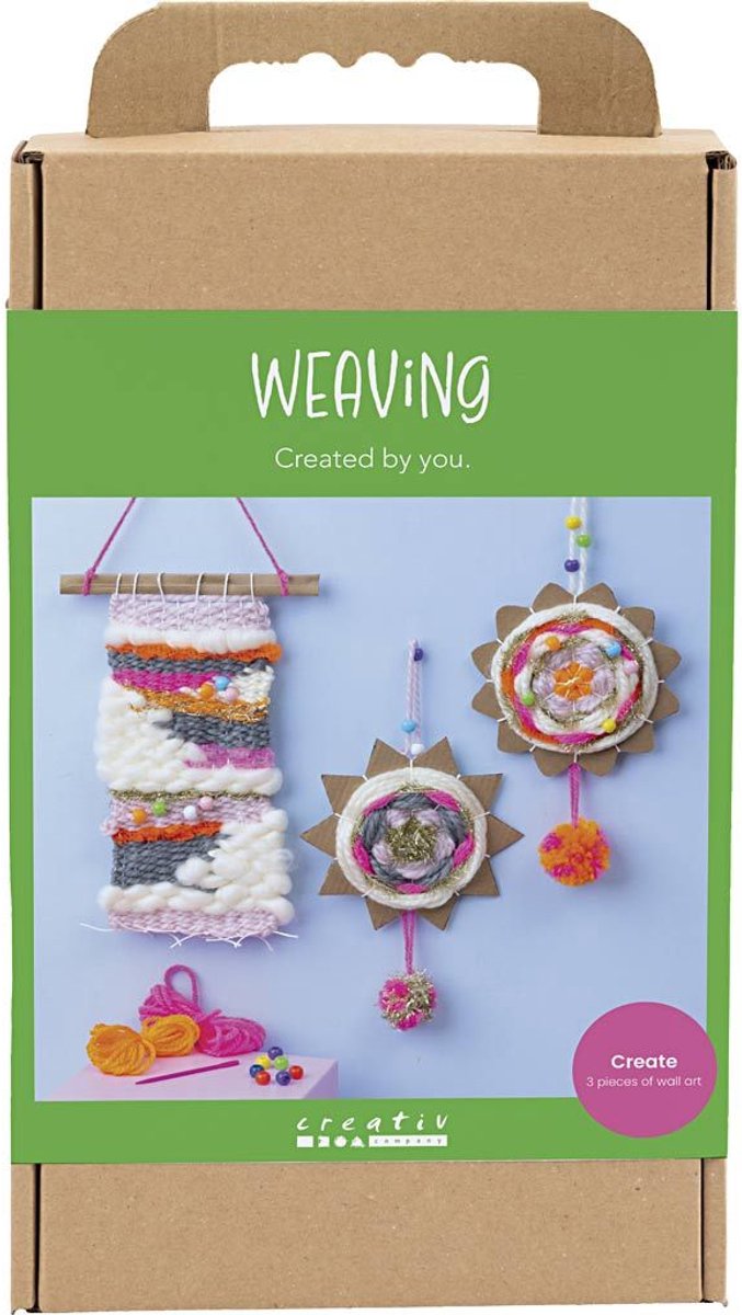 Creativ company https: www.cchobby.nl hobbyset-weven-wandbevestigingen-diverse-kleuren-1-doos