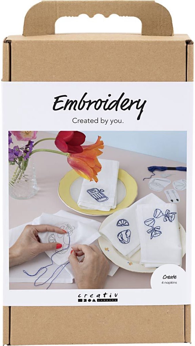 Creativ company https: www.cchobby.nl hobbyset-borduurwerk-servetten-off-white-1-doos
