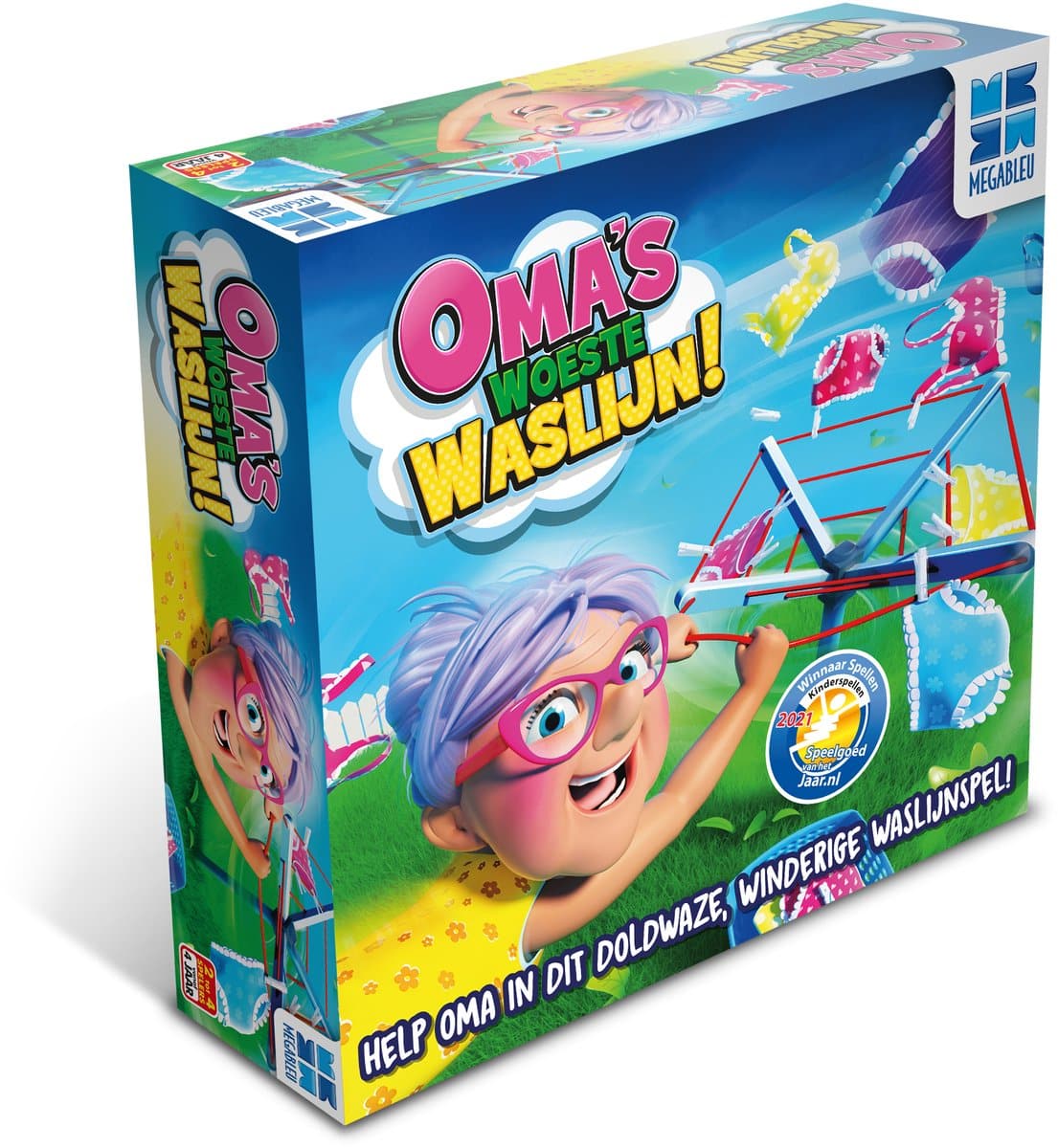 Brandunit megableu oma's woeste waslijn actiespel