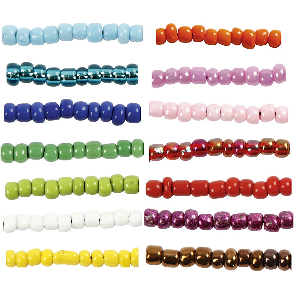 Https: www.cchobby.nl rocailles-d-3-mm-afm-8-0-gatgrootte-0-6-1-0-mm-diverse-kleuren-14x25-gr-1-doos