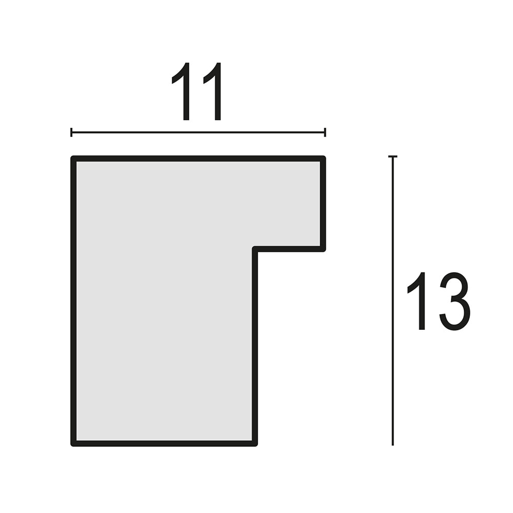 Zep fotolijst np46b edison black 10x15 cm