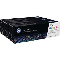 Tonercartridge hp 131a cyaan, magenta, geel