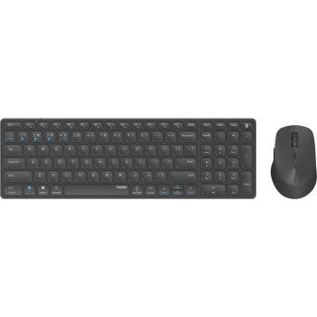 Rapoo 9700m draadloos multimode blade combo set donkergrijs qwerty us