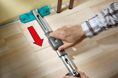 Wolfcraft - hamerijzer - trekijzer - slaghout - 3-in-1 - naadloos laminaat en pvc leggen - 6945000