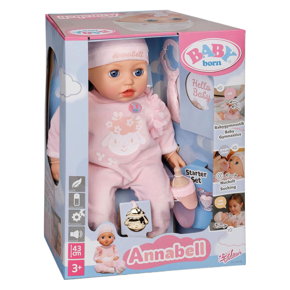 Baby born annabell - 43cm