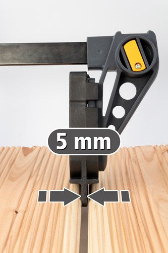 Wolfcraft - montageklem voor vlonderbevestiging - terrasplanken - terrasbouw - 6985000