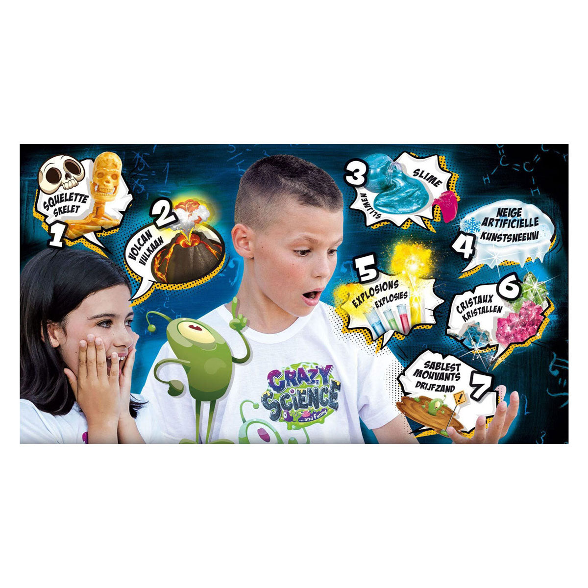 Crazy science het grote laboratorium van de gekke wetenschapper