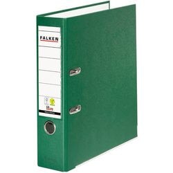 Ordner falken pp-color a4 80 mm groen 2-rings 1 stuk