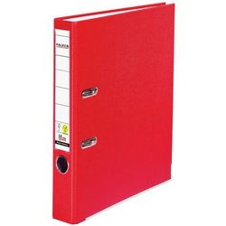 Ordner falken pp-color a4 50 mm rood 2-rings 1 stuk