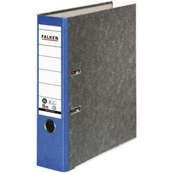 Ordner falken a4 80 mm karton blauw 2-rings 80024607 1 stuk