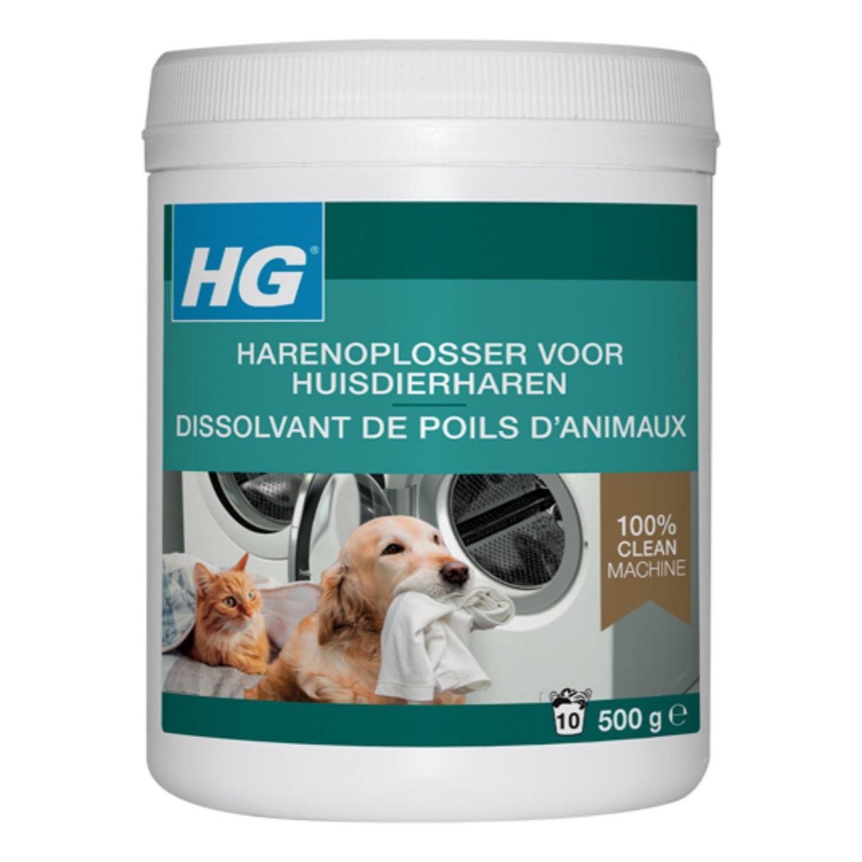 Hg harenoplosser voor huisdierharen