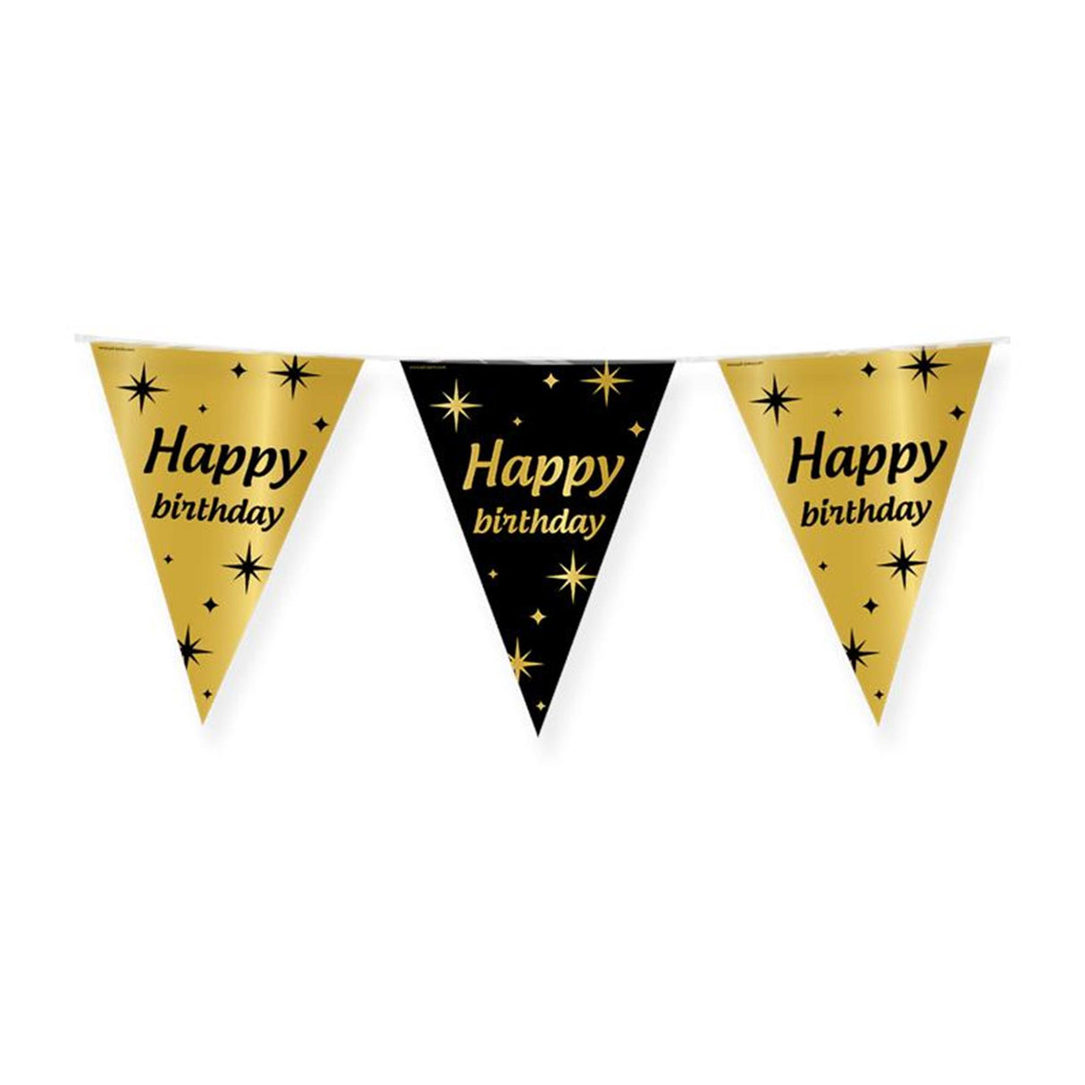 Paperdreams classy party vlag folie - happy birthday