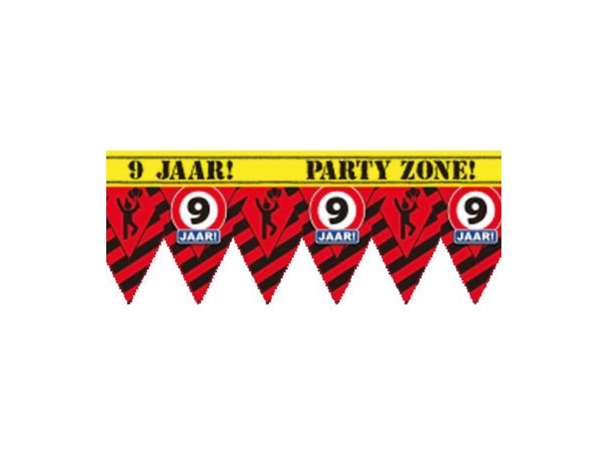 Paperdreams party tape - 9 jaar