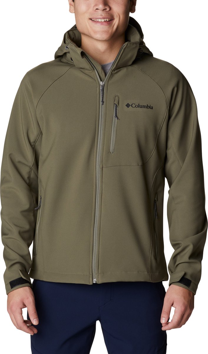 Columbia cascade ridge™ iii softshell men's outdoorjas - stone green - maat xl