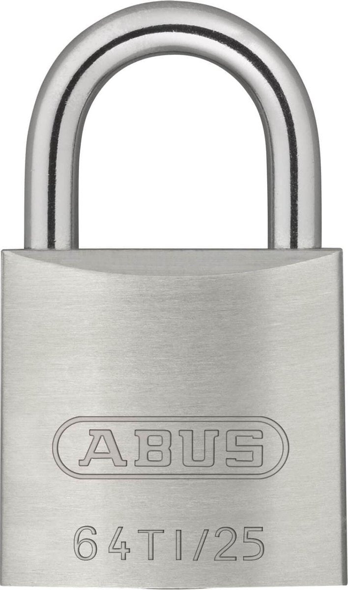 Abus Hangslot Titalium 64TI 25 Grijs - 25mm