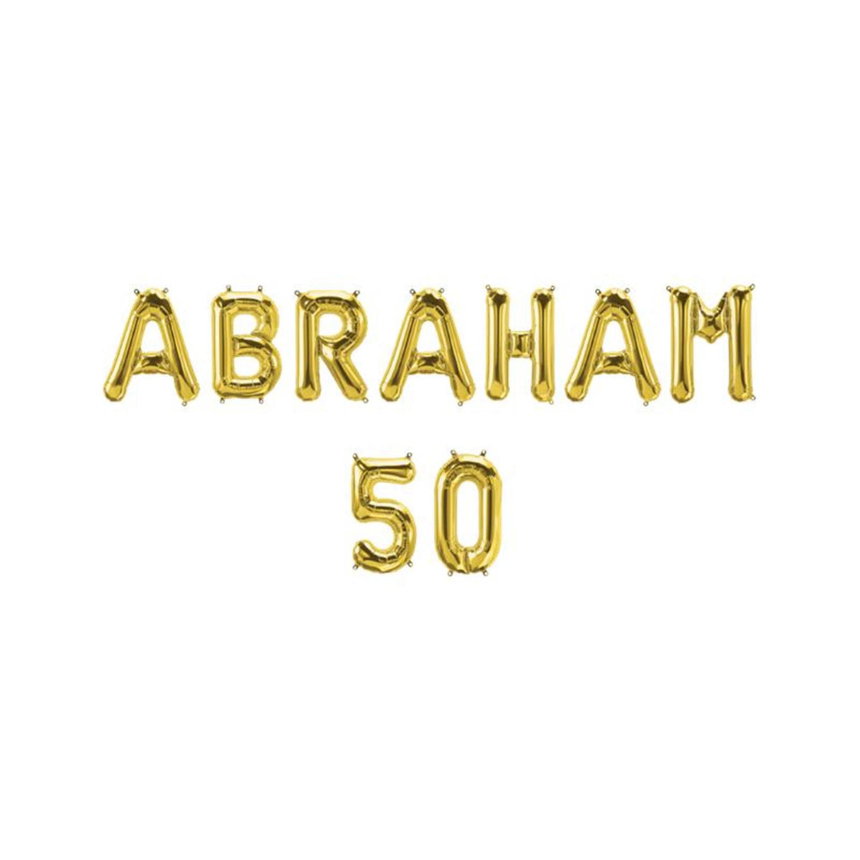 Paperdreams folie ballon slinger - abraham 50
