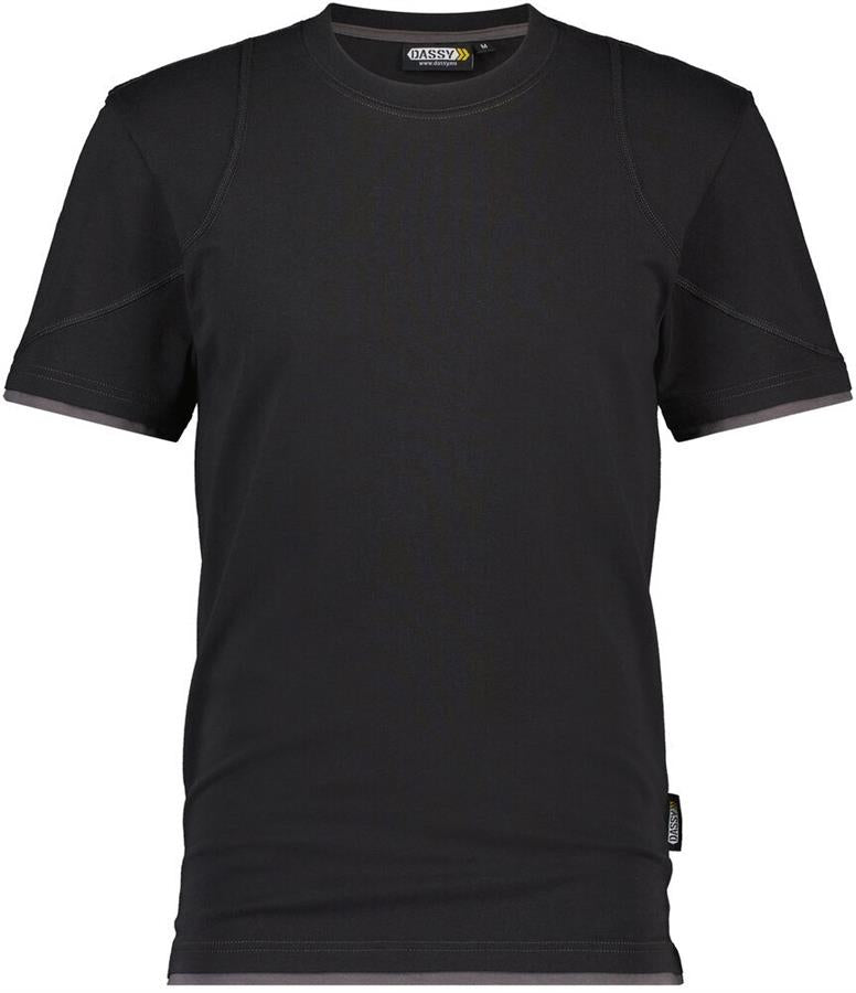 Dassy t-shirt kinetic zwart grijs xxl