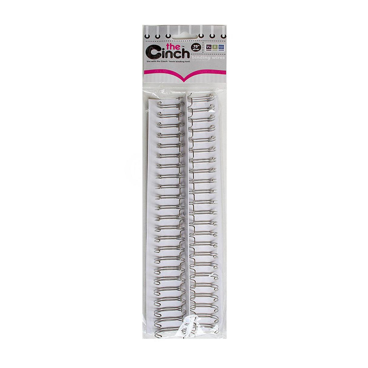 We r makers • cinch binding wires 1,9cm silver