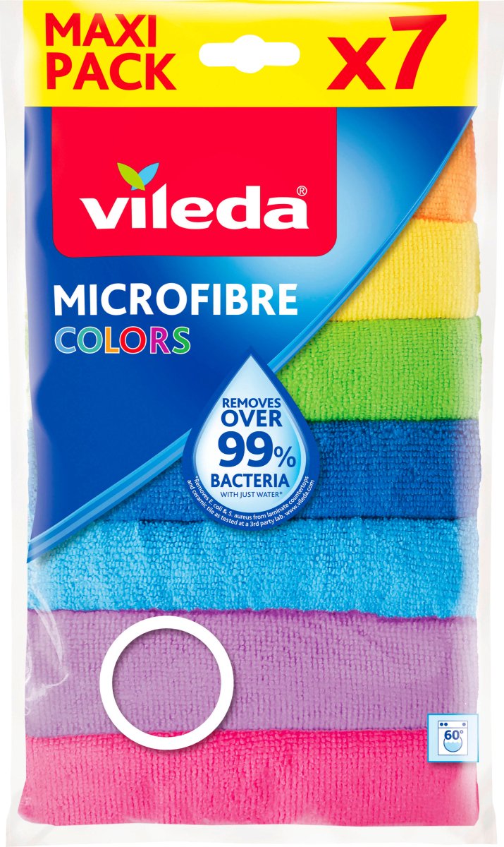 Vileda microvezeldoek colors 7 stuks