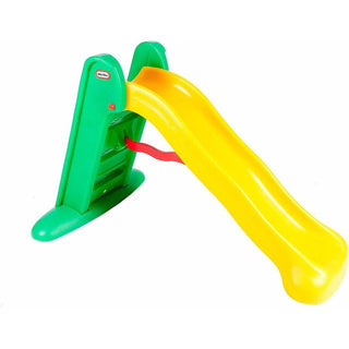Little tikes glijbaan large slide - peuter -voor buiten - groen geel