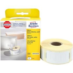 Avery adresetiketten as0722520 permanent wit