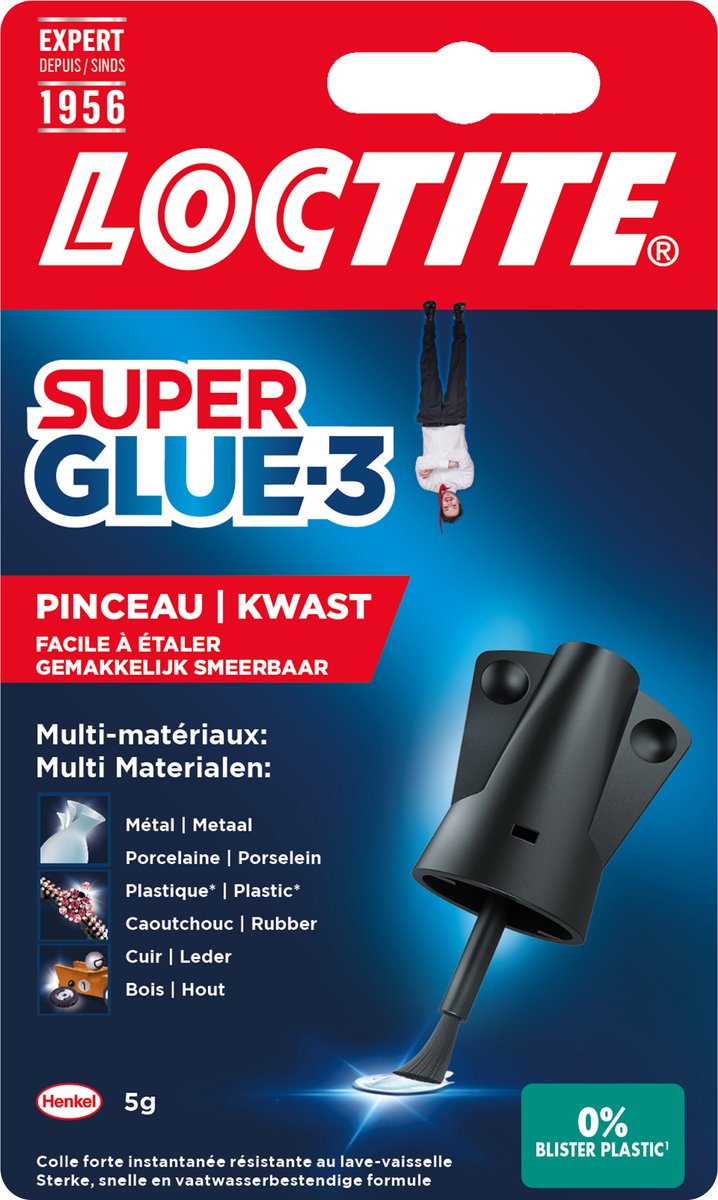 Loctite brush 5 g high precision | ideaal aanbrengen met kwast | superlijm - high precision secondelijm | seconde lijm voor universele toepassing | seconden lijm, multilijm alleslijm | hobby| reparatiesecondelijm - super glue