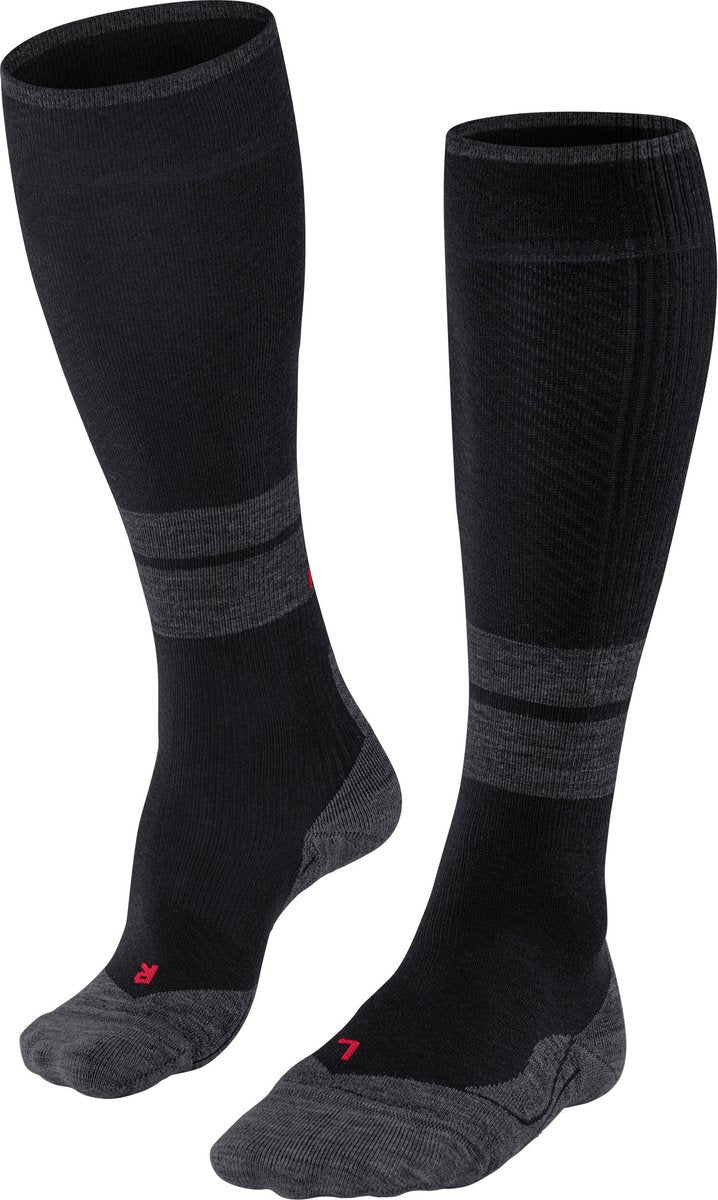 Falke tk energy met compressie wol functioneel materiaal wandelsokken heren zwart - maat 39-42 w4