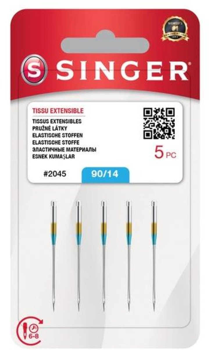 Singer stretch naalden 2045 90 (5 stuks)