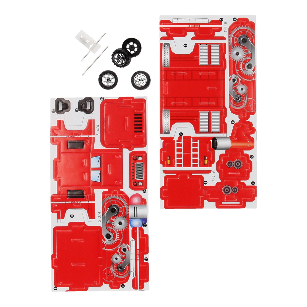 3d puzzel brandweerauto 22st.