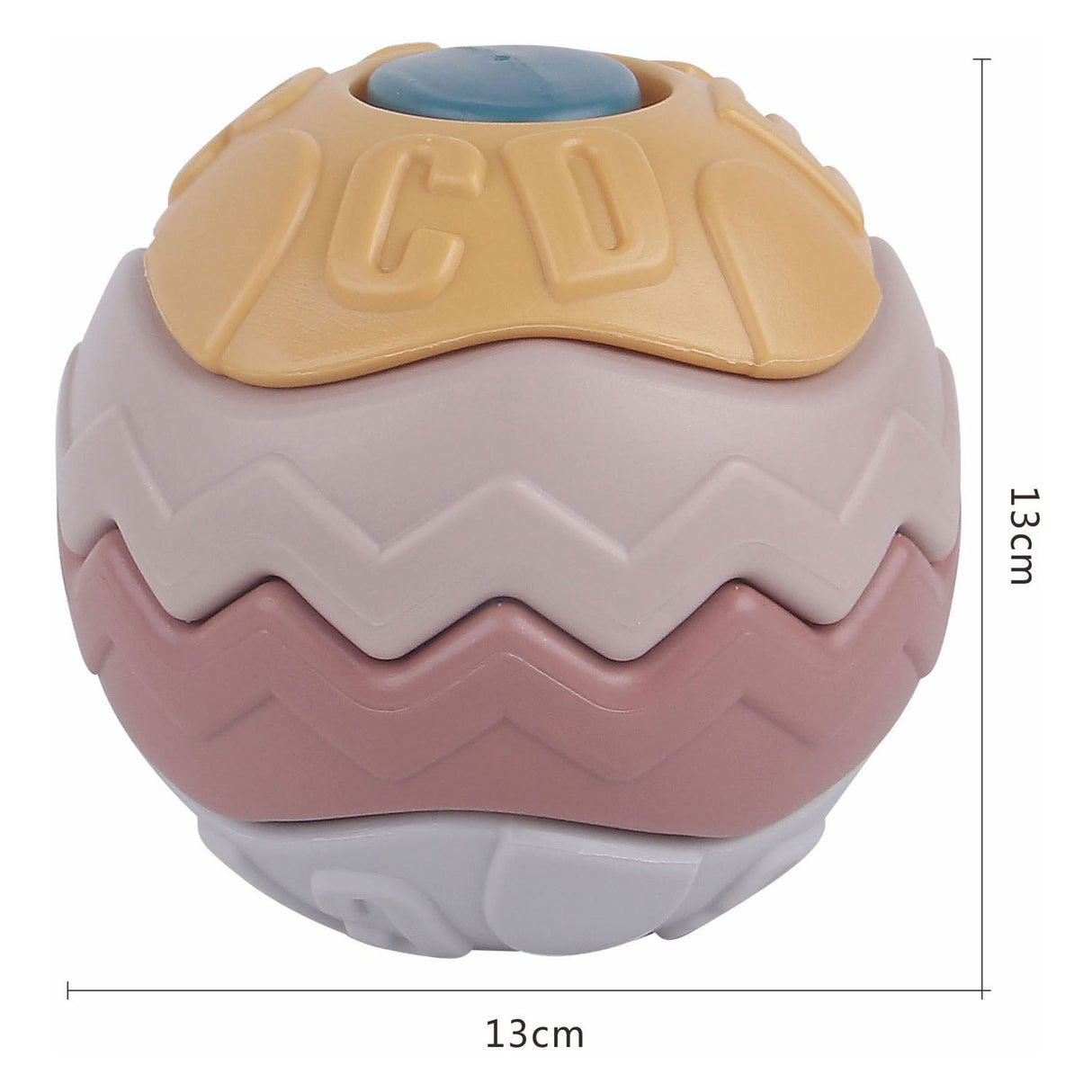Baby puzzelbal pastel