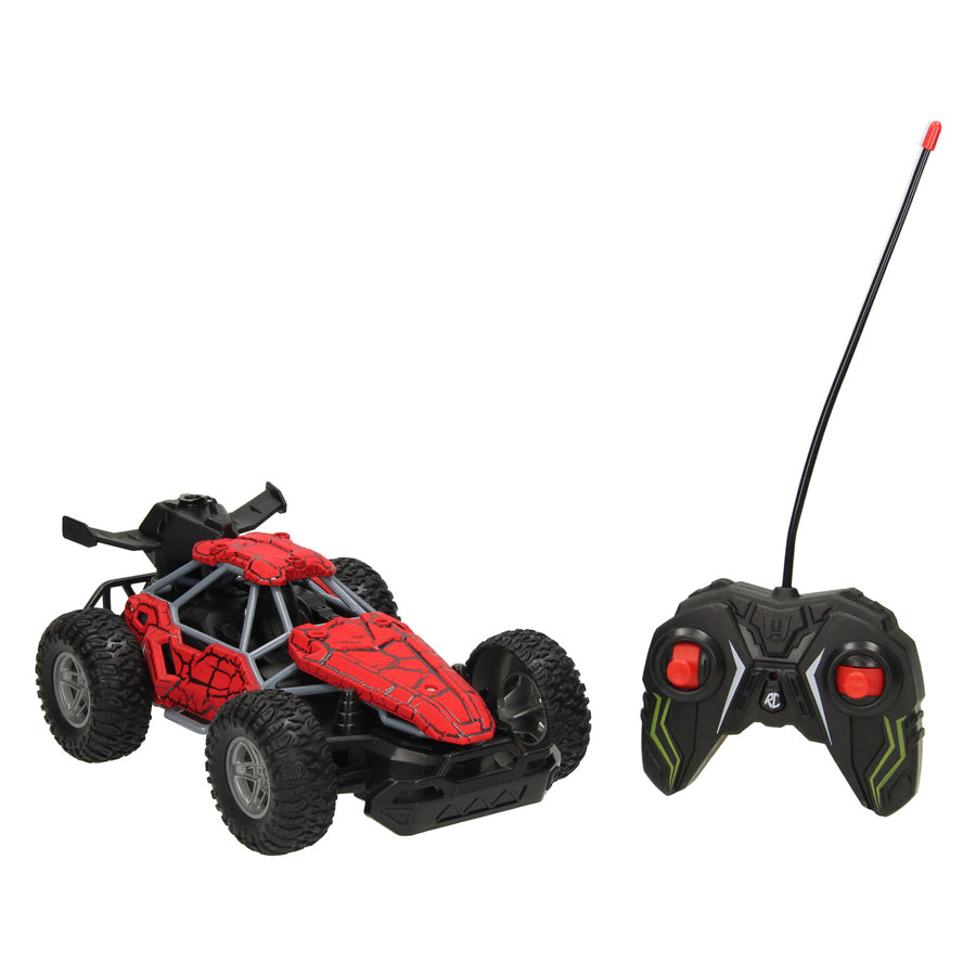 Lobbes speelgoed bv rc auto met rookfunctie - rood