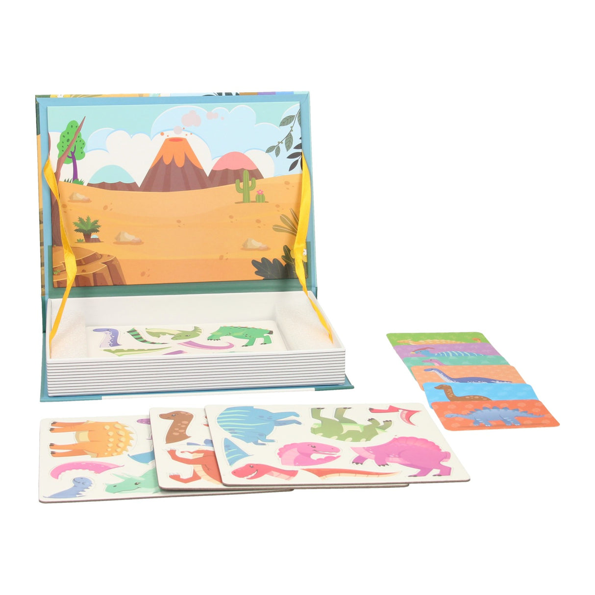 Magnetisch boek - dinosaurus, 36dlg.