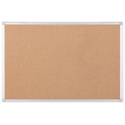 Prikbord bi-office earth mazy bruin, zilver