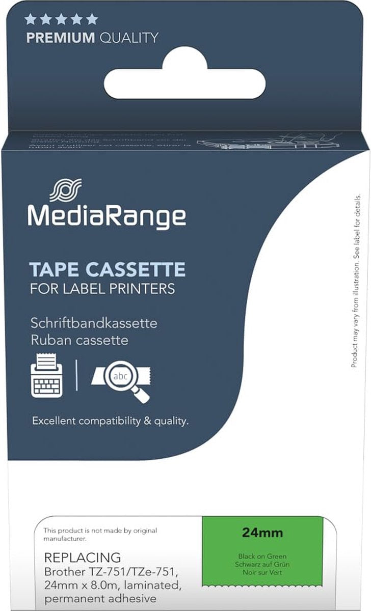 Mediarange mrbtz751, brother, brother tz-751 tze-751