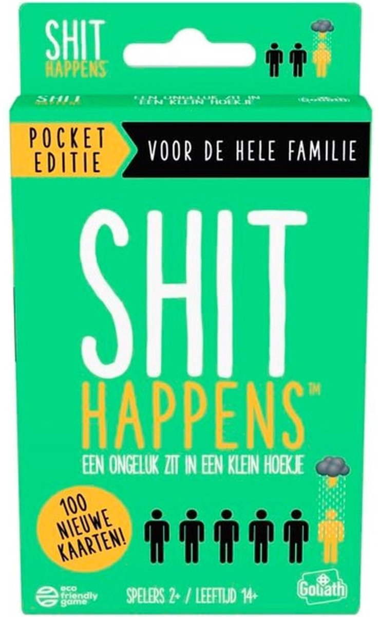 Goliath shit happens - familie editie - 110 kaarten - edition 2