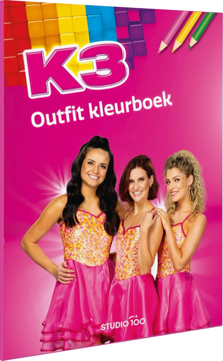K3 kleurboek - outfit kleurboek