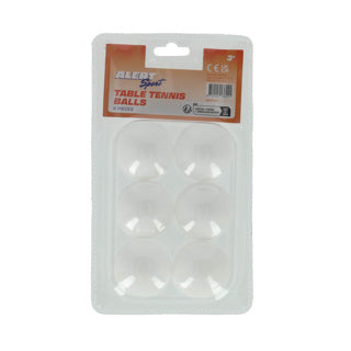 Alert sport tafeltennis ballen 6 stuks