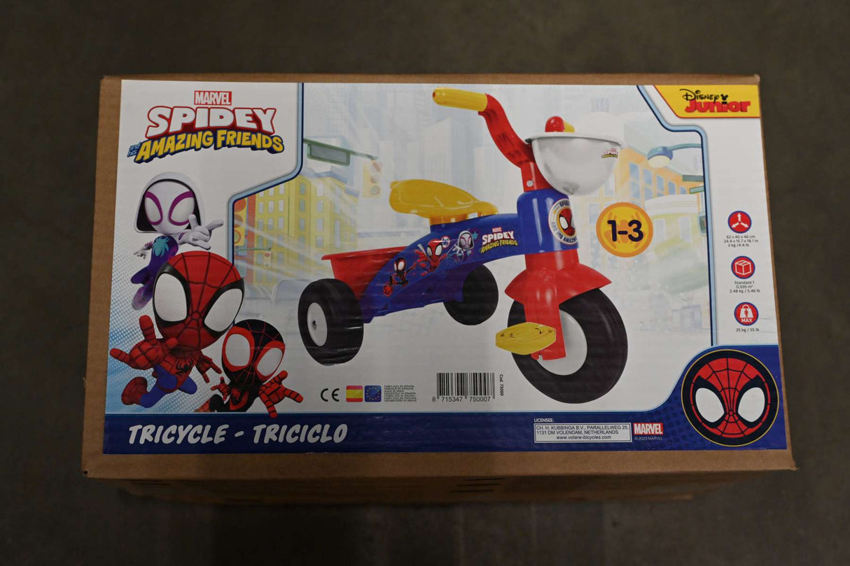 Spidey und seine tollen freunde driewieler marvel spidey - jongens - blauw