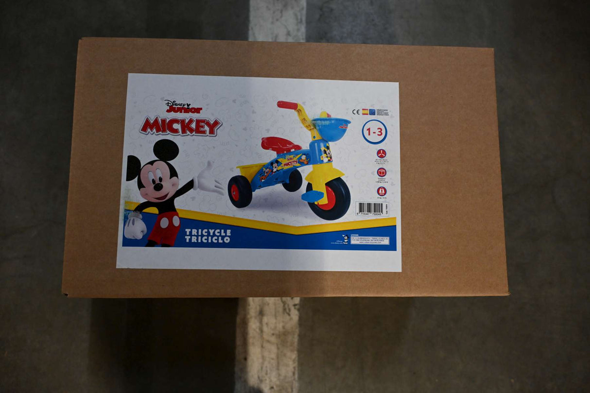 Volare driewieler disney mickey - jongens - blauw