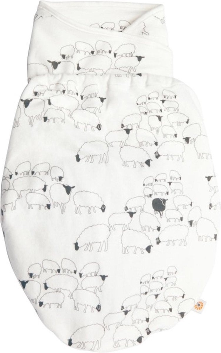 Ergobaby swaddler - sheep - inbakerdoek