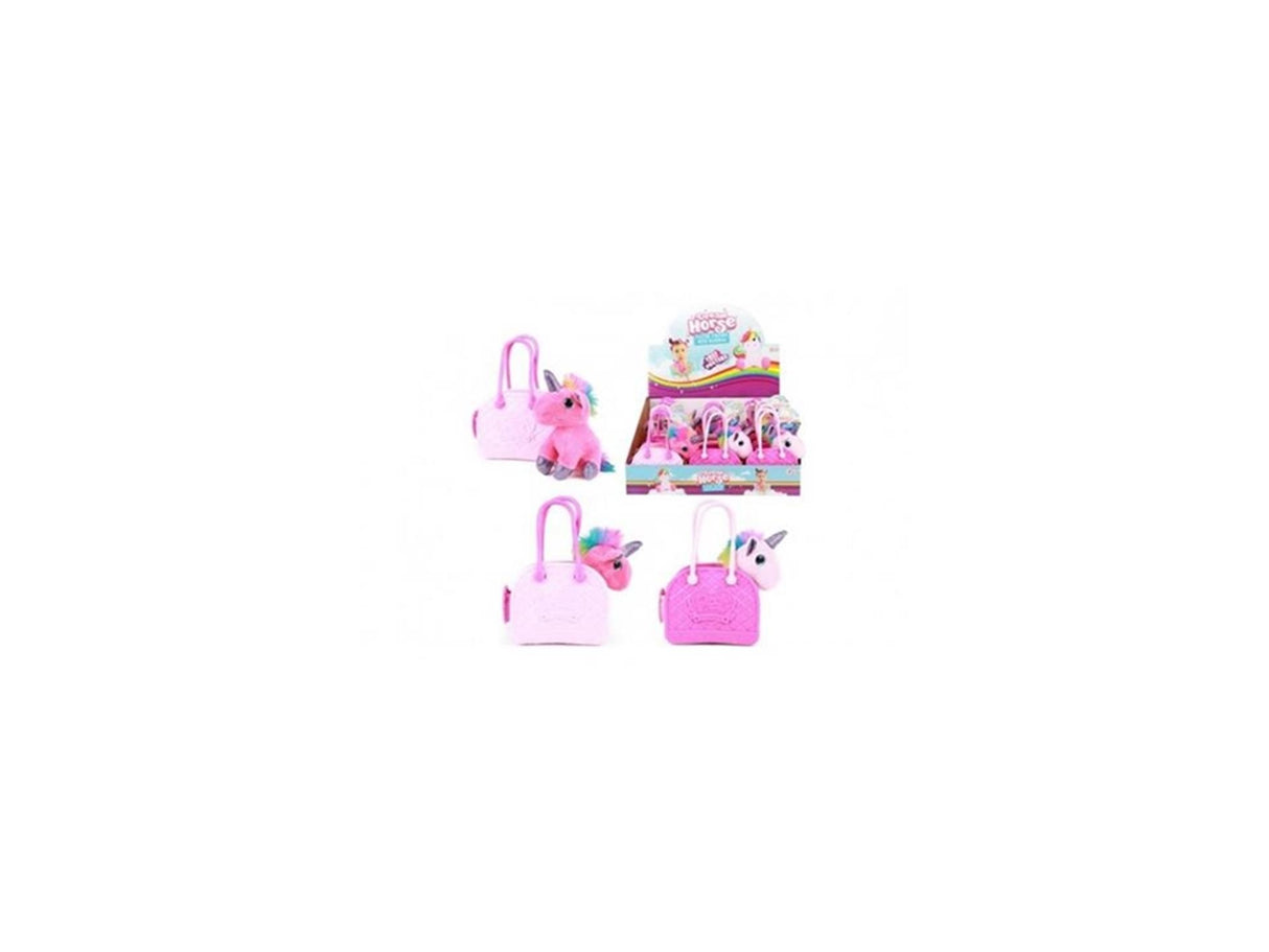 Toi-toys toi toys pluche eenhoorn in handtas