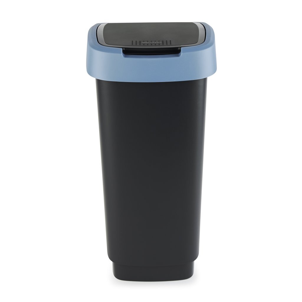 Rotho twist afvalbak 25l horizon blauw