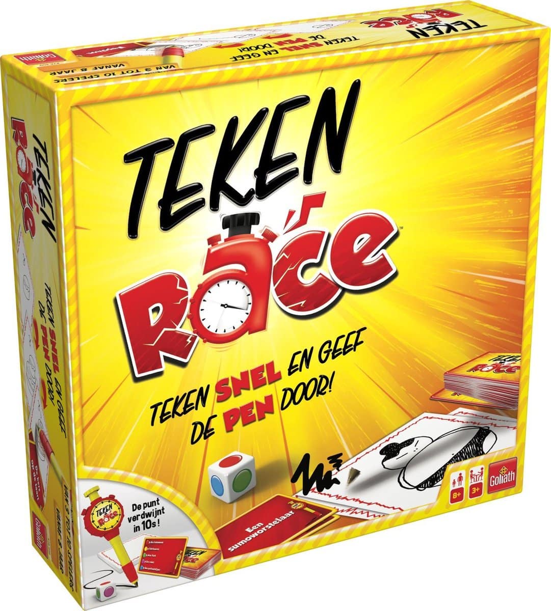Goliath tekenrace je vijand is de pen