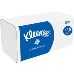 Papieren handdoeken kleenex large 6778 papier