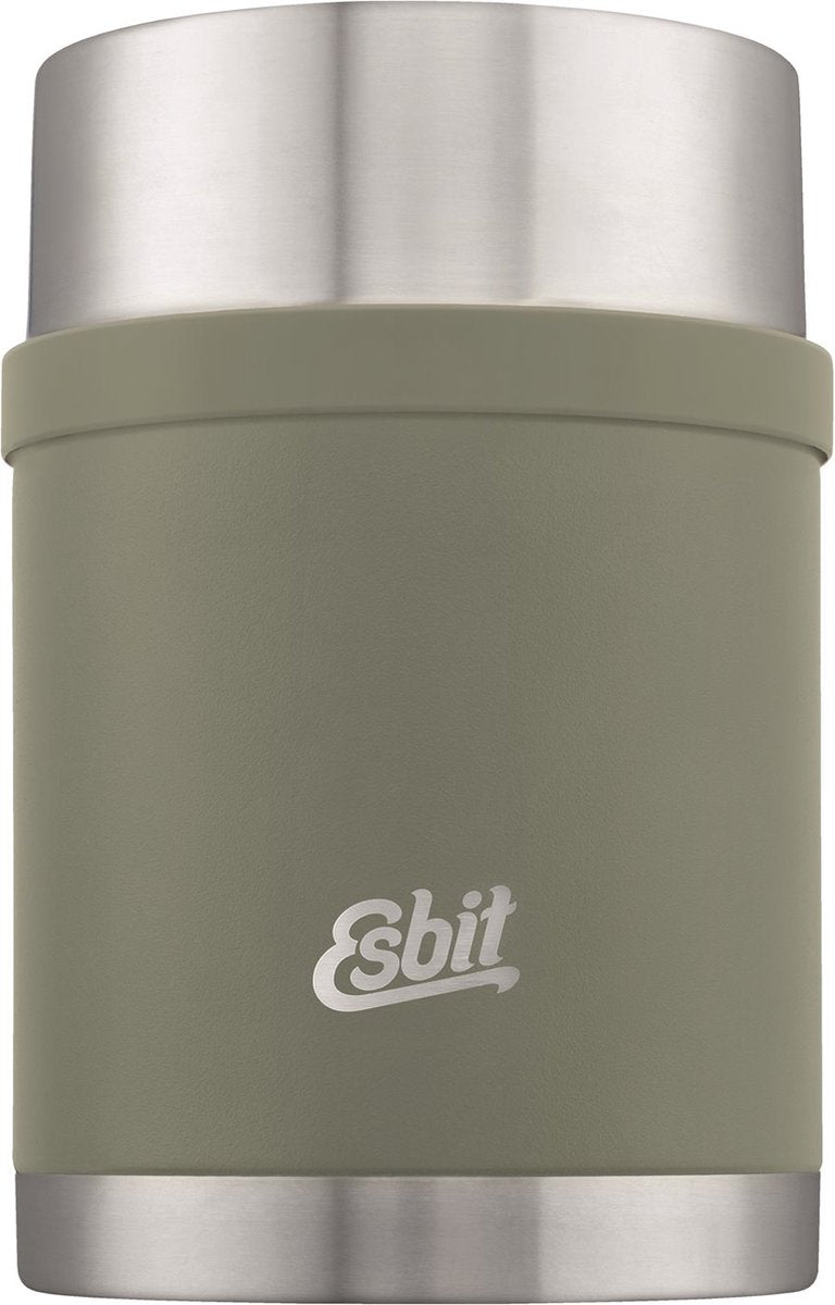 Esbit sculptor thermos voedselcontainer - 750 ml - rvs - steen grijs