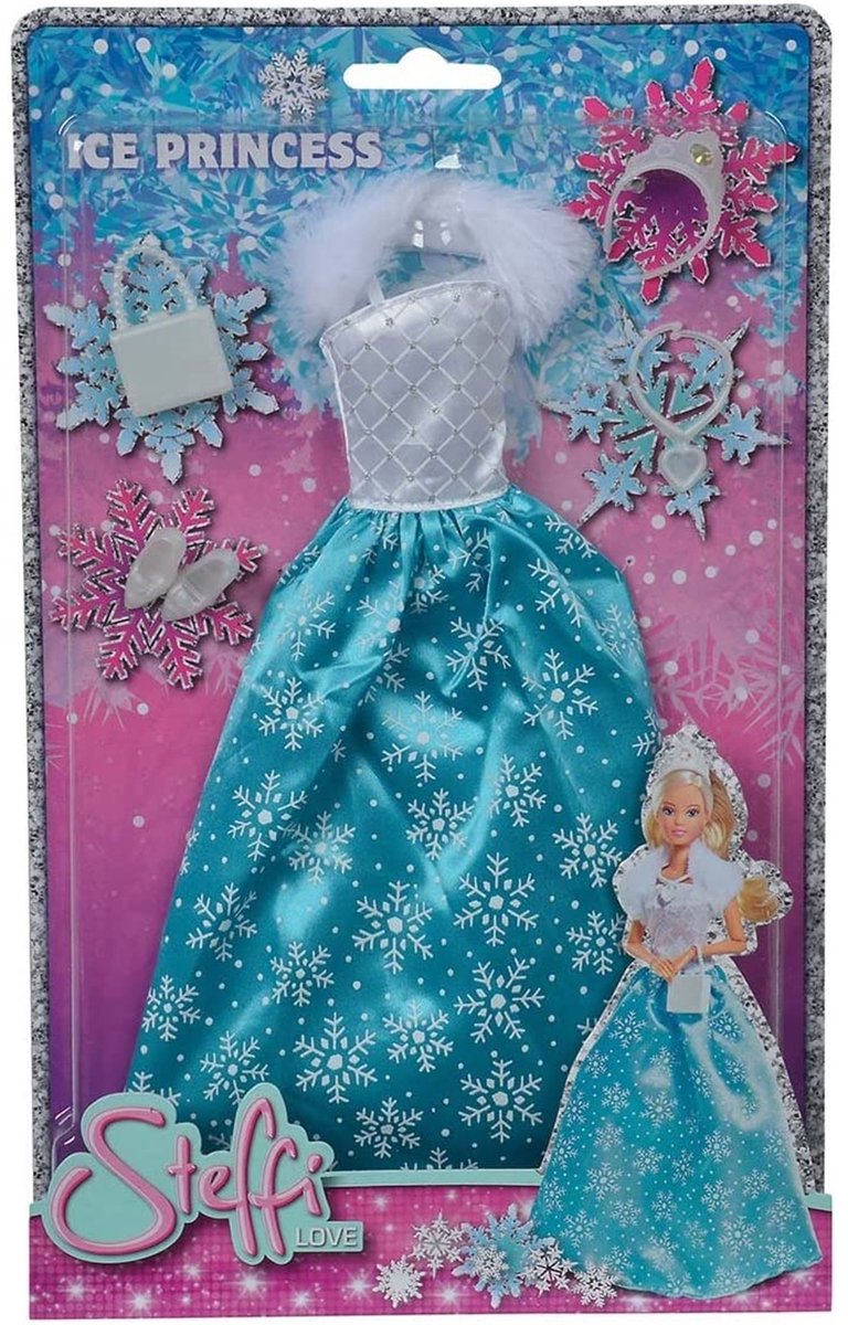 Steffi love poppenjurk prinses met accessoires - prinsessenspeelgoed.