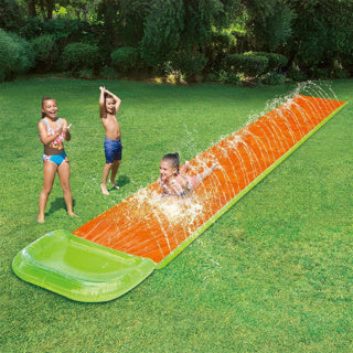 Summer waves 1 persoons waterglijbaan 549 x 79 cm | 2 stuks
