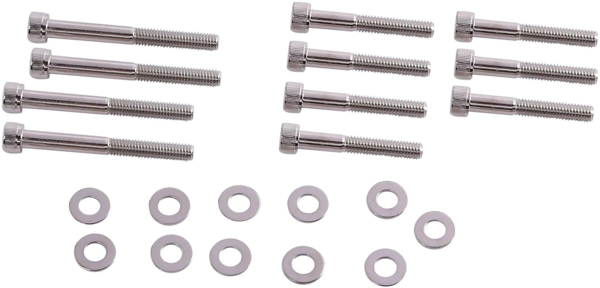 Tnt motordeckelschraubensatz screw set engine cover peugeot 50 chrome